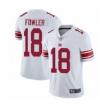 Men's New York Giants #18 Bennie Fowler White Vapor Untouchable Limited Player Football Jersey