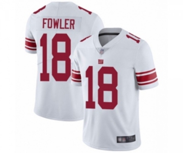 Men's New York Giants #18 Bennie Fowler White Vapor Untouchable Limited Player Football Jersey