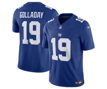 Men's New York Giants #19 Kenny Golladay Blue 2023 F.U.S.E. Vapor Untouchable Limited Stitched Jersey