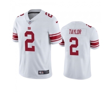 Men's New York Giants #2 Tyrod Taylor White Vapor Untouchable Limited Stitched Jersey