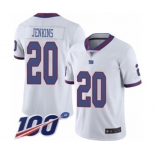 Men's New York Giants #20 Janoris Jenkins Limited White Rush Vapor Untouchable 100th Season Football Jersey