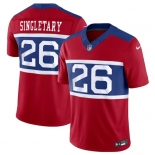 Men's New York Giants #26 Devin Singletary Century Red Alternate Vapor F.U.S.E. Limited Football Stitched Jersey