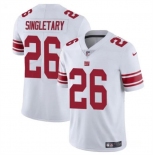 Men's New York Giants #26 Devin Singletary White Vapor Untouchable Limited Football Stitched Jersey