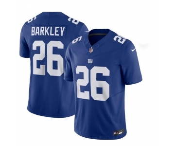 Men's New York Giants #26 Saquon Barkley Blue 2023 F.U.S.E. Vapor Untouchable Limited Stitched Jersey