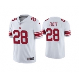 Men's New York Giants #28 Cordale Flott White Vapor Untouchable Limited Stitched NFL Jersey