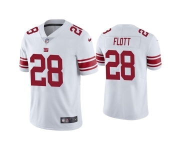 Men's New York Giants #28 Cordale Flott White Vapor Untouchable Limited Stitched NFL Jersey