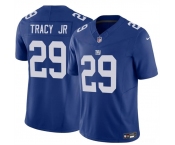 Men's New York Giants #29 Tyrone Tracy Jr Blue 2023 F.U.S.E. Vapor Untouchable Limited Stitched Jersey