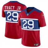 Men's New York Giants #29 Tyrone Tracy Jr Red Alternate Vapor F.U.S.E. Limited Stitched Football Jersey