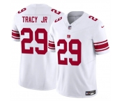 Men's New York Giants #29 Tyrone Tracy Jr White 2023 F.U.S.E. Vapor Untouchable Limited Stitched Jersey