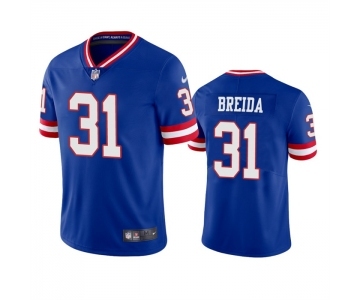 Men's New York Giants #31 Matt Breida Royal Classic Vapor Limited Stitched Jersey