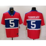 Men's New York Giants #5 Kayvon Thibodeaux Century Red Alternate Vapor F.U.S.E. Limited Football Stitched Jersey