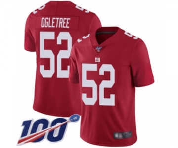 Men's New York Giants #52 Alec Ogletree Red Limited Red Inverted Legend 100th Season Football Jersey