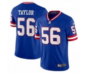 Men's New York Giants #56 Lawrence Taylor Royal Classic Vapor Limited Jersey