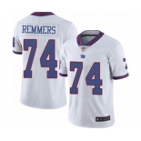 Men's New York Giants #74 Mike Remmers Limited White Rush Vapor Untouchable Football Jersey