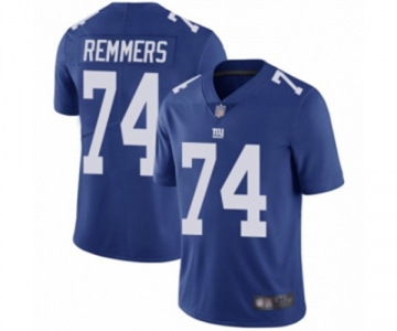 Men's New York Giants #74 Mike Remmers Royal Blue Team Color Vapor Untouchable Limited Player Football Jersey