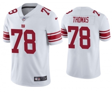 Men's New York Giants #78 Andrew Thomas 2020 White Vapor Untouchable Limited Stitched Jersey