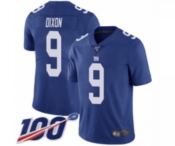 Men's New York Giants #9 Riley Dixon Royal Blue Team Color Vapor Untouchable Limited Player 100th Season Football Jersey