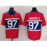 Men's New York Giants #97 Dexter Lawrence II Century Red Alternate Vapor F.U.S.E. Limited Football Stitched Jersey