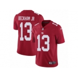 Men's Nike New York Giants #13 Odell Beckham Jr Vapor Untouchable Limited Red Alternate NFL Jersey