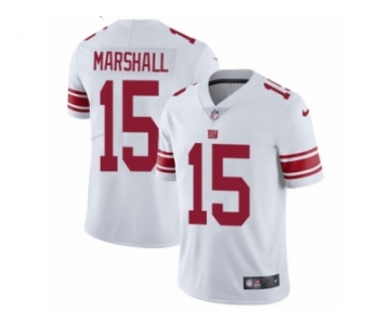 Men's Nike New York Giants #15 Brandon Marshall Vapor Untouchable Limited White NFL Jersey