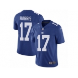 Men's Nike New York Giants #17 Dwayne Harris Vapor Untouchable Limited Royal Blue Team Color NFL Jersey