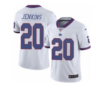 Men's Nike New York Giants #20 Janoris Jenkins Limited White Rush NFL Jersey