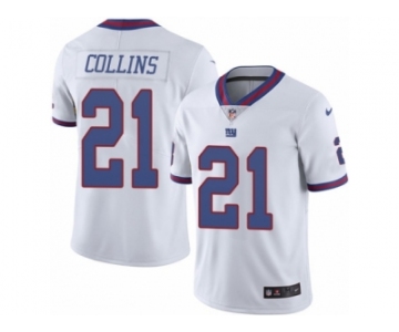 Men's Nike New York Giants #21 Landon Collins Limited White Rush NFL Jersey