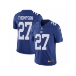 Men's Nike New York Giants #27 Darian Thompson Vapor Untouchable Limited Royal Blue Team Color NFL Jersey