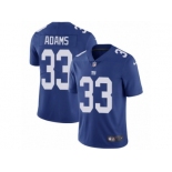 Men's Nike New York Giants #33 Andrew Adams Vapor Untouchable Limited Royal Blue Team Color NFL Jersey