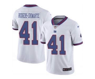 Men's Nike New York Giants #41 Dominique Rodgers-Cromartie Limited White Rush NFL Jersey