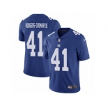 Men's Nike New York Giants #41 Dominique Rodgers-Cromartie Vapor Untouchable Limited Royal Blue Team Color NFL Jersey