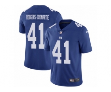 Men's Nike New York Giants #41 Dominique Rodgers-Cromartie Vapor Untouchable Limited Royal Blue Team Color NFL Jersey