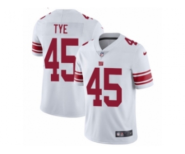 Men's Nike New York Giants #45 Will Tye Vapor Untouchable Limited White NFL Jerse