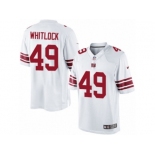 Men's Nike New York Giants #49 Nikita Whitlock Limited White NFL Jersey