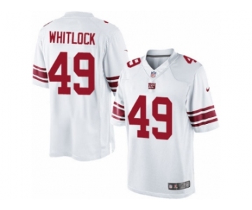 Men's Nike New York Giants #49 Nikita Whitlock Limited White NFL Jersey