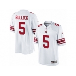 Men's Nike New York Giants #5 Randy Bullock Limited White NFL Jersey