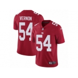 Men's Nike New York Giants #54 Olivier Vernon Vapor Untouchable Limited Red Alternate NFL Jersey