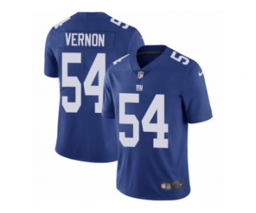 Men's Nike New York Giants #54 Olivier Vernon Vapor Untouchable Limited Royal Blue Team Color NFL Jersey