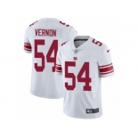 Men's Nike New York Giants #54 Olivier Vernon Vapor Untouchable Limited White NFL Jersey