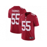 Men's Nike New York Giants #55 J.T. Thomas Vapor Untouchable Limited Red Alternate NFL Jerseyey