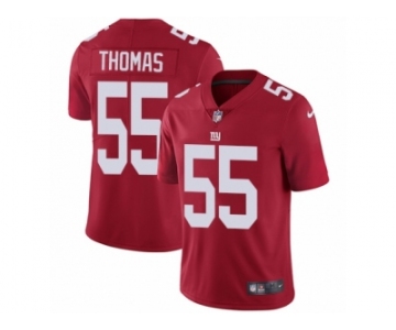 Men's Nike New York Giants #55 J.T. Thomas Vapor Untouchable Limited Red Alternate NFL Jerseyey