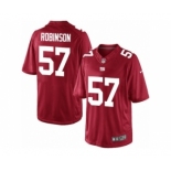 Men's Nike New York Giants #57 Keenan Robinson Limited Red Alternate NFL Jersey