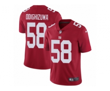 Men's Nike New York Giants #58 Owa Odighizuwa Vapor Untouchable Limited Red Alternate NFL Jersey