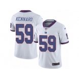 Men's Nike New York Giants #59 Devon Kennard Limited White Rush NFL Jersey