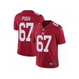 Men's Nike New York Giants #67 Justin Pugh Vapor Untouchable Limited Red Alternate NFL Jersey