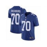 Men's Nike New York Giants #70 Weston Richburg Vapor Untouchable Limited Royal Blue Team Color NFL Jersey