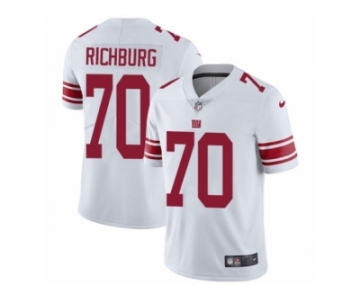 Men's Nike New York Giants #70 Weston Richburg Vapor Untouchable Limited White NFL Jersey