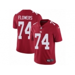 Men's Nike New York Giants #74 Ereck Flowers Vapor Untouchable Limited Red Alternate NFL Jersey