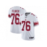 Men's Nike New York Giants #76 D.J. Fluker Vapor Untouchable Limited White NFL Jersey