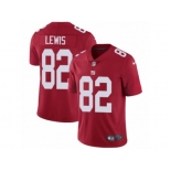 Men's Nike New York Giants #82 Roger Lewis Vapor Untouchable Limited Red Alternate NFL Jersey